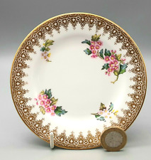 Antique English Porcelain Copeland Small Floral Plate Retailed by T Goode London