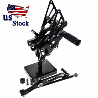 CNC For Yamaha YZF R6 2006 2007 2008 2009-2016 Rearsets Foot Pegs Rearsets Pedal - Image 1 of 4
