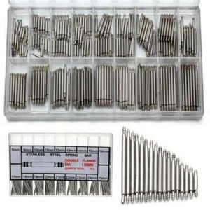360x Federstege Federstifte Uhrenstifte Edelstahl fuer Uhrarmband 8-25mm TD - Bild 1 von 7