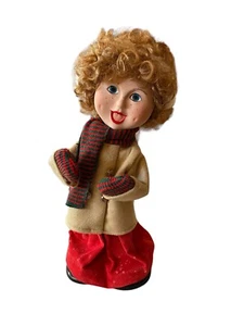 Caroling Kids by Sandra Lee Animated Sing & Sway Christmas Figurine VTG 1985 - Picture 1 of 7