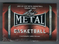 Leaf 2021-22 Metal Basketball Hobby Box - 5 Cards