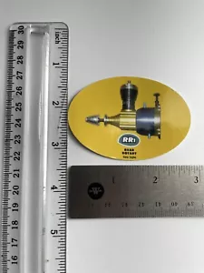 COX THIMBLE DROME RR1 Glossy 3” Sticker 049 MODEL AIRPLANE ENGINE Reproduction - Picture 1 of 1
