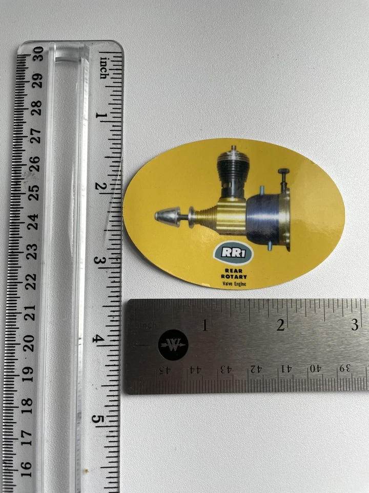 COX THIMBLE DROME RR1 Glossy 3” Sticker 049 MODEL AIRPLANE ENGINE Reproduction - Image 1 of 1