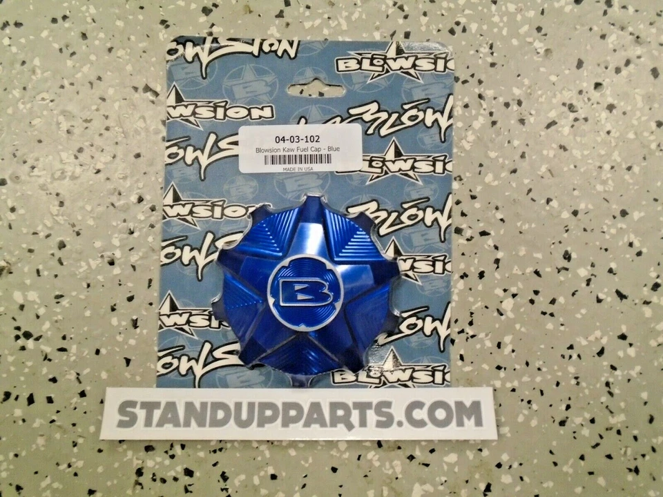 Kawasaki 440 550 650 750 800-sxr sx-sxr-sxi Jet-Ski Blowsion Gas-Fuel-Cap BLUE - Image 1 of 1