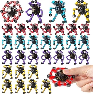 Creative Fidget Spinner Set of 32 - Portable Stress Relief Toys for Kids & Teens - Picture 1 of 7