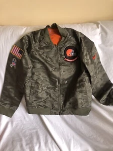 Nike Cleveland Browns Boys Size Medium Salute To Military Jacket - Picture 1 of 7
