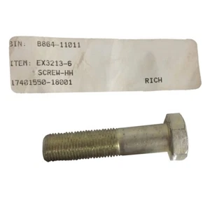 Parte de tornillo de cabeza hexagonal Exmark 1/2""-20 x 2-1/4"" # 3213-6 para cortadoras Lazer Z - Imagen 1 de 1