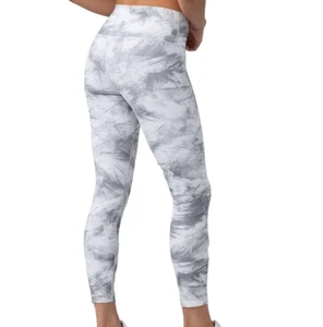 Lululemon Wunder Under Hi-Rise 7/8 Tight Breeze By White Light Cast Leggings sz6 - Picture 1 of 9