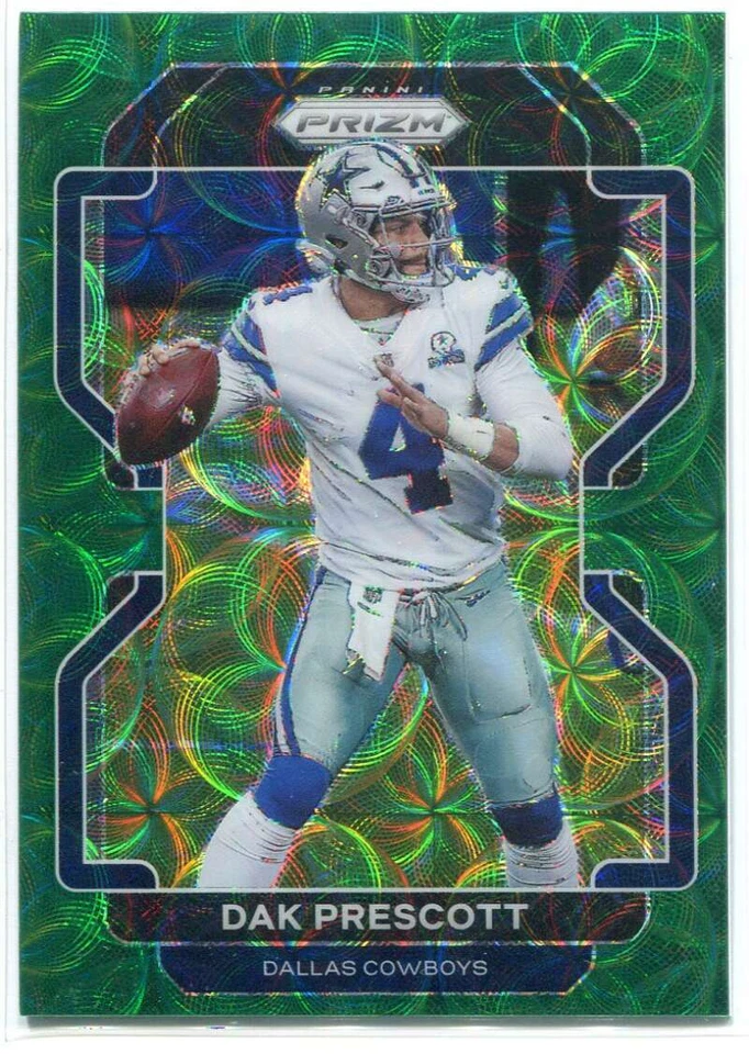 2021 Panini Prizm Prizms Green Scope Refractro 242 Dak Prescott 17/75 - Image 1 of 1