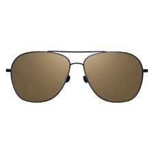 Ann Demeulemeester Sunglasses Black with Silver Tips and Bronze