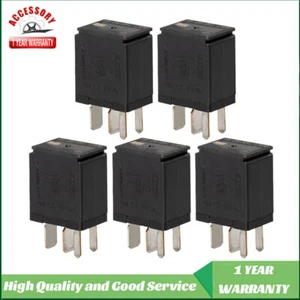 5Pcs 4-PIN Relay Black Multi-Purpose Relay for Fusion F150 F-250 8T2T-14B192-AA - Picture 1 of 12