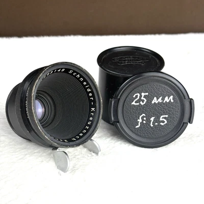 RARE! Vtg Schneider-Kreuznach Xenon 1:1.5/25 f:1.5 25mm Germany Arri Cine Lens - Image 1 of 4