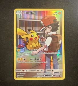 *ERROR*(hickey) Pikachu (Secret) 241/236 Sm-Cosmic Eclipse Holo Nm - Picture 1 of 3
