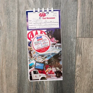 Mappa striscia vintage 1999 AAA Triptik Knoxville TN a Tuscaloosa AL - Foto 1 di 7