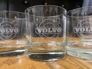 Lote de 4 vasos de cóctel vintage Volvo Rocks de moda antigua Highball - Imagen 1 de 2
