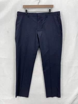 J.Crew Ludlow Dress Pants Mens 38x32 Navy Slim Superfine Wool Loro Piana Formal - Image 1 of 4