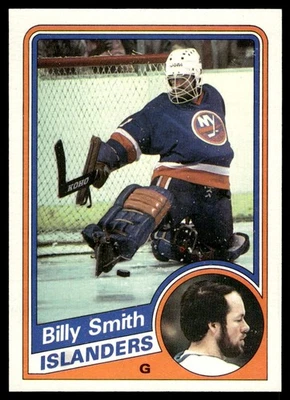 1984-85 Topps #101 Billy Smith New York Islanders Foto 1 de 2