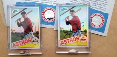 2007 eTopps Hunter Pence Rookie RC Auto On Card Autograph COA | 100 Hard Signed - Image 1 of 3