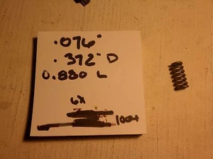 (20er Pack) - Edelstahl 0,372" x 0,88" L 0,076" H.D. drahtfeder - 20 Stück - Bild 1 von 2