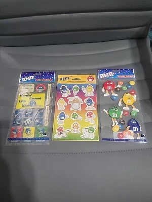 RARE Jolee's M&M's Brand Characters Candy Chocolate Scrapbooking Stickers - Image 1 of 4