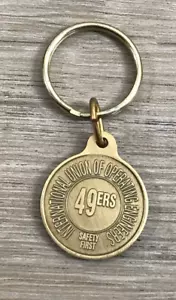 International Union Of Operating Engineers 49ers Safety First Key Ring - Picture 1 of 6