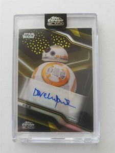 Topps Chrome Black Star Wars 2022 Gold [50] Autograph DC Dave Chapman