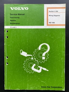 Volvo 960 1992 diagramas de cableado eléctrico manual de servicio - Imagen 1 de 2