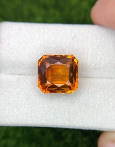 8 Ct Natural Faceted Beautiful Citrine Stunning Clarity Loose Gemstone Portugal - Picture 1 of 2
