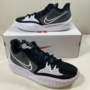 Size 8.5 - Nike Kyrie 4 Low TB Black White 2021 - Picture 1 of 8