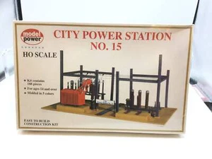 Model Power 416 HO Gauge City Power Station No 15 Plastic Kit - Picture 1 of 1
