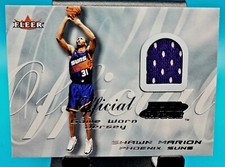 2001-02 Fleer Tradition SHAWN MARION Feel The Game Worn Jersey NNO Suns