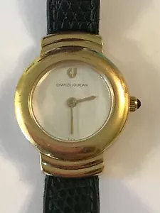 ❤️$1295 Auténtico Reloj GP de Cuarzo CHARLES JOURDAN París Qurtz 22 mm No Funciona❤️ - Imagen 1 de 5