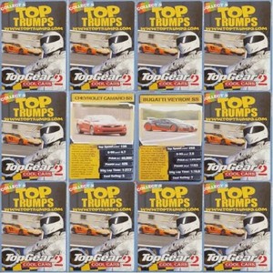 Top Trumps Single Cards Top Gear Cool Cars 2 Clarkson May Hammond Various (FB3)