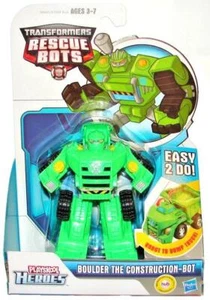 Transformers Rescue Bots Rescan Boulder Construction-Bot Dump Truck Playskool - Picture 1 of 3