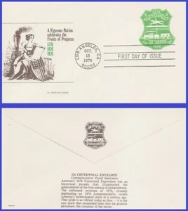 USA5 #U582 U/A FLEETWOOD FDC Bicentennial - Imagen 1 de 1