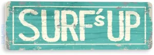 Letrero de surf C757 de Surf's Up - Imagen 1 de 3