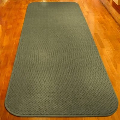 8 ft x 36 in SKID-RESISTANT Carpet Runner OLIVE GREEN hall area rug floor mat - Image 1 of 4