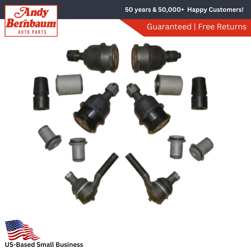 Kit de buje de reconstrucción de suspensión de dirección delantera Chrysler DeSoto 1959-1962. Foto 1 de 3