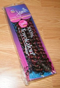 Janet Collection (M6/BURG-350) Toyokalon Disco Braid Synthetic Hair Extension  - Picture 1 of 3