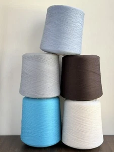 100% lana merino extrafine 2/30nm 2/36nm filato pizzo morbido cono gruppo lana sud - Foto 1 di 36