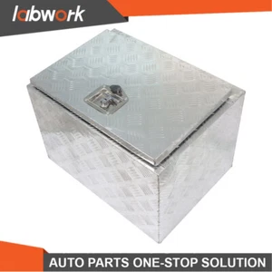 Labwork 24" x 17" x18" Aluminum Tool Box Underbody Truck Flatbed Trailer Storage - Picture 1 of 13