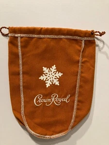 CROWN ROYAL SALTED CARAMEL LIMITED EDITION 9" BAG WITH SNOWFLAKE - NEW - Picture 1 of 2