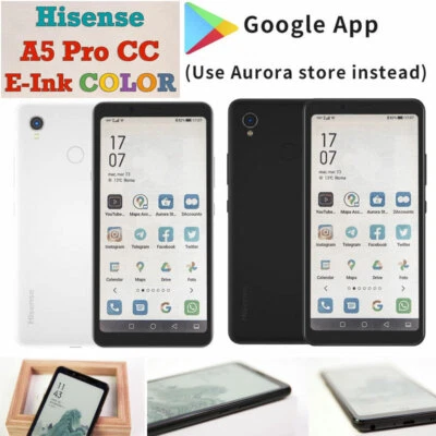 4G Hisense A5 PRO CC Colour Ink Screen eBook Reader Android 10 Mobile Reading - Image 1 of 4