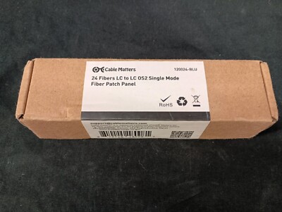 Cable matters 120024-BLU LC to LC 0S2 Single ...