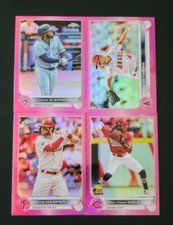 2022 Topps Chrome PINK REFRACTORS with Rookies You Pick the Card