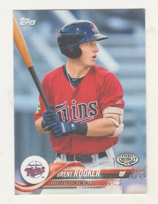 2018 Topps Pro Debut #30 BRENT ROOKER RC Rookie Oakland A's QTY AVAILABLE - Image 1 of 4