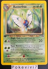 Carte Pokemon BUTTERFREE 19/75 Rare 1st Edition Wizards Neo Discovery ENGLISH