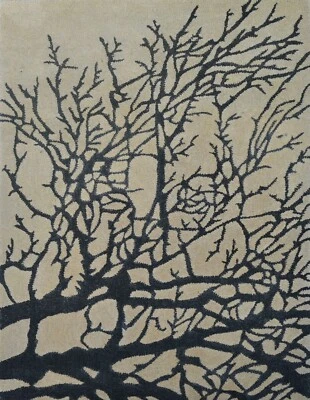 Handgetufteter Wolle teppich 120x180 Beige Modern Wohnzimmer SH240 - Bild 1 von 4