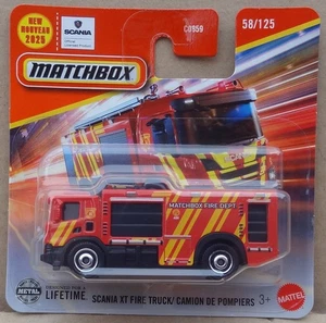 Matchbox 2025 - Scania P 420 XT 4x2 Fire Truck - debut release - NEW CASTING - Picture 1 of 4