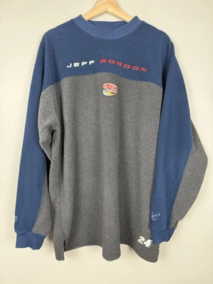 Винтажный пуловер Jeff Gordon NASCAR толстовка DuPont Racing Colorblock 90-е XL - Изображение 1 из 4